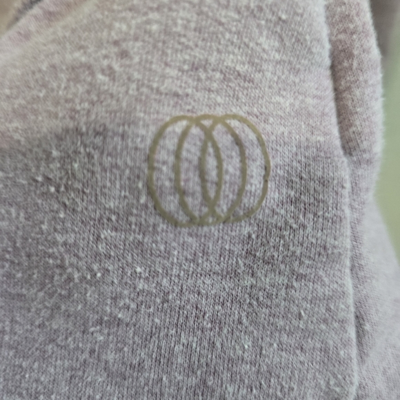 Balance collection light mauve swearshirt with zip neck size large - Picture 4 of 4